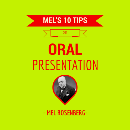 Mel’s Ten Tips on Oral Presentations and Public Speaking by Mel Rosenberg - מל רוזנברג - Ourboox.com