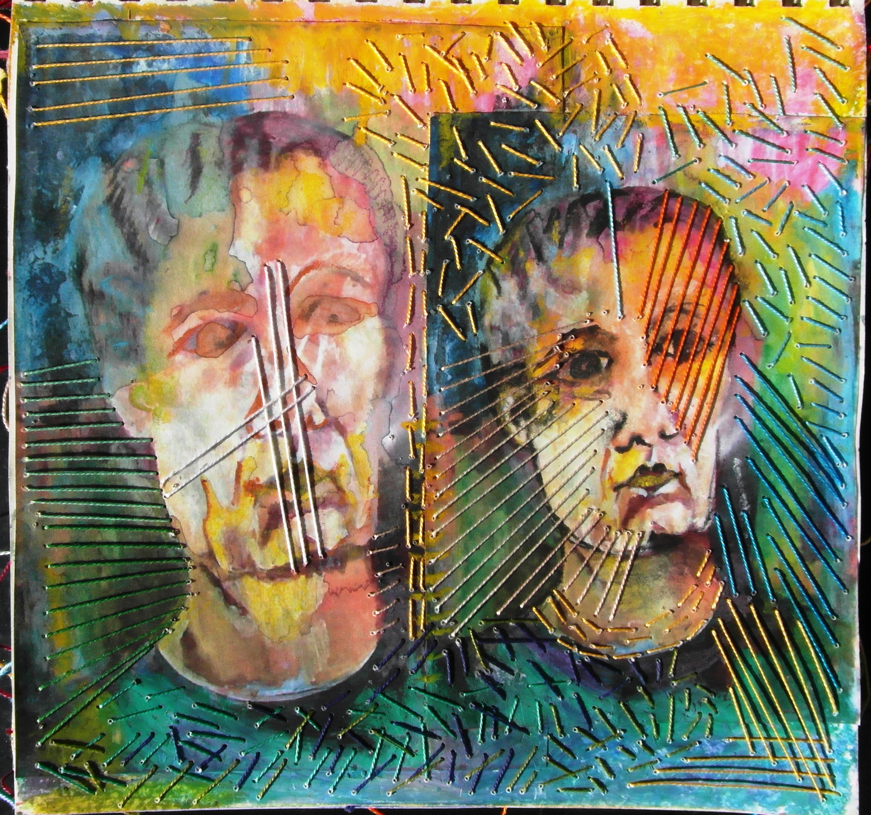 חוט המחשבה – דיוקן נרקם by Nurit Cederboim - Ourboox.com