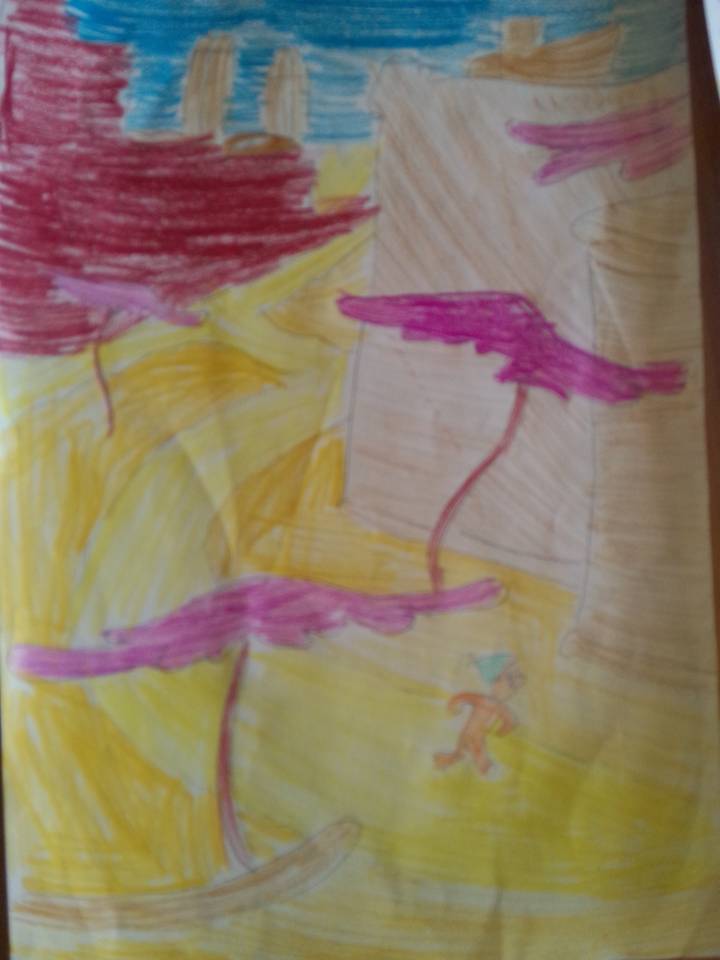 אם יוצאים מגיעים למקומות נפלאים! by einat azulay - Illustrated by תלמידי כיתות ג