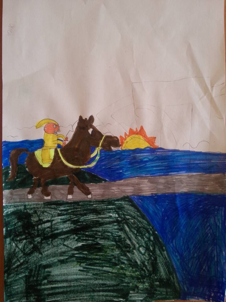 אם יוצאים מגיעים למקומות נפלאים! by einat azulay - Illustrated by תלמידי כיתות ג