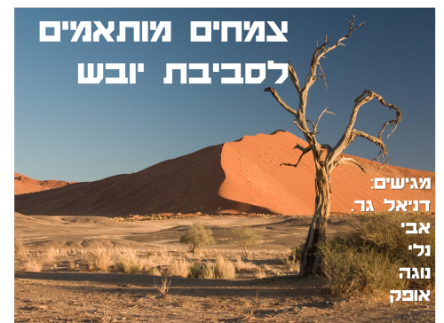 צמחים המותאמים לסביבת יובש- קבוצה ו by nogacohen - Ourboox.com