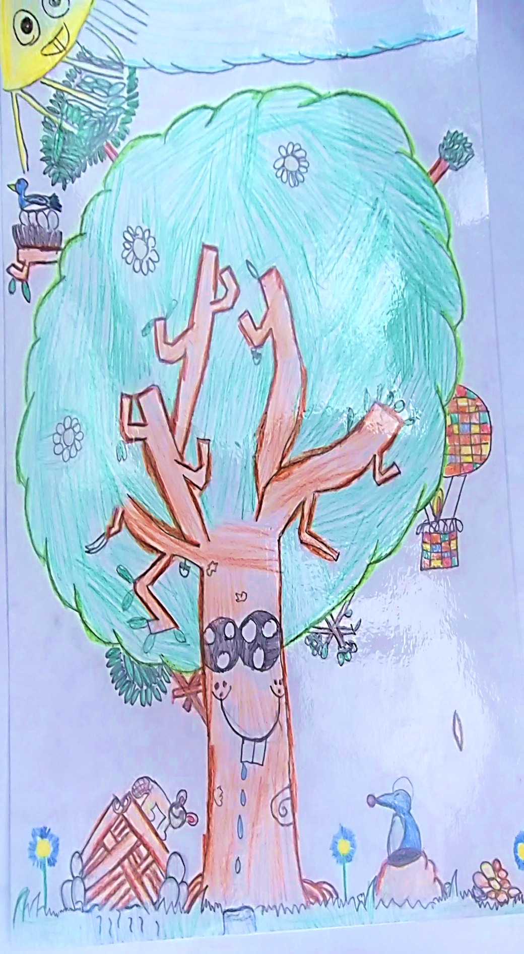 סיפורי עצים כיתה ג’ by galimord - Illustrated by תלמידי כיתה ג