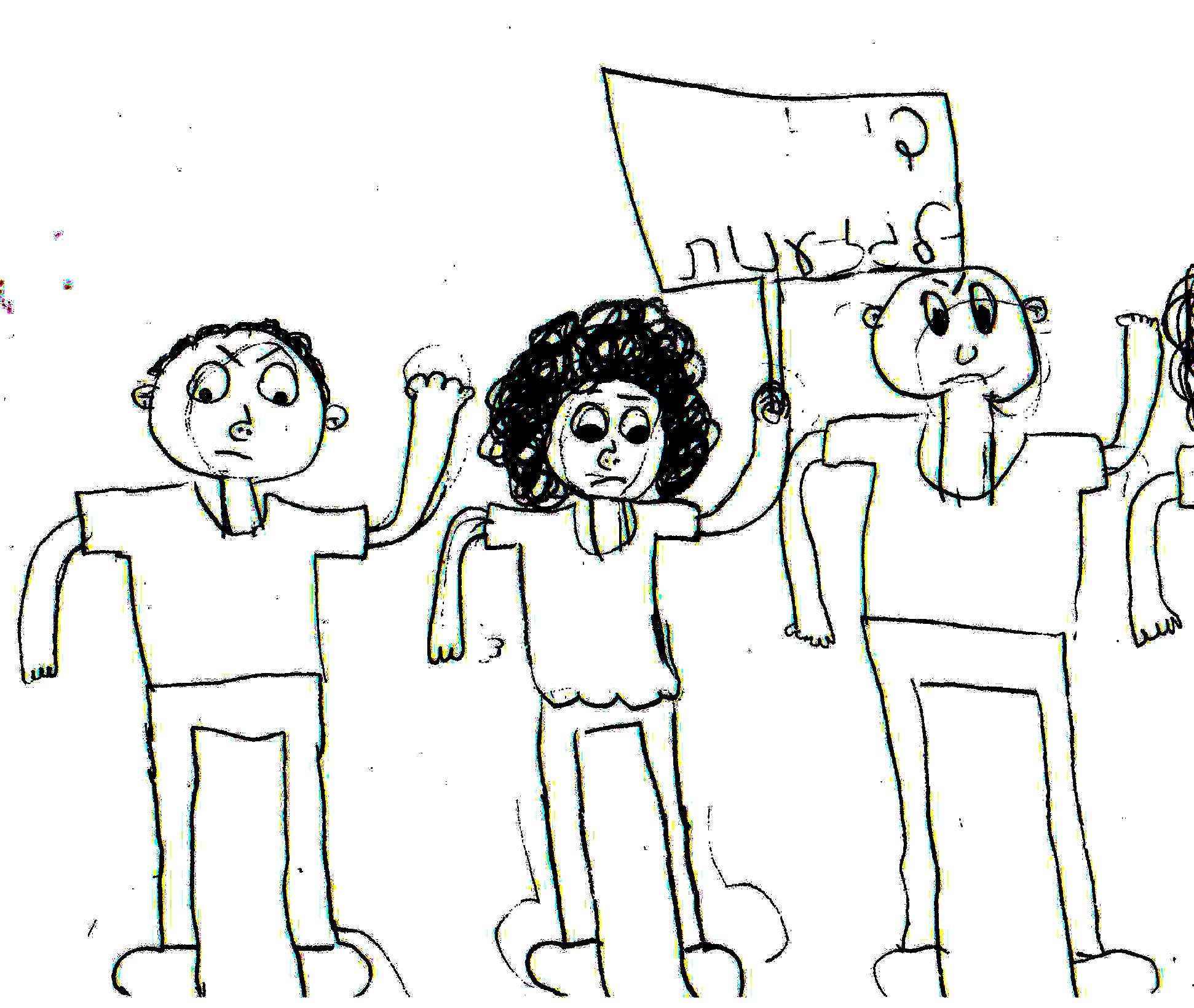 די לגזענות by אילן  - Illustrated by כתבו וציירו ליאב, נוי ומעין כיתה ג1 ביה"ס שיזף אור יהודה - Ourboox.com