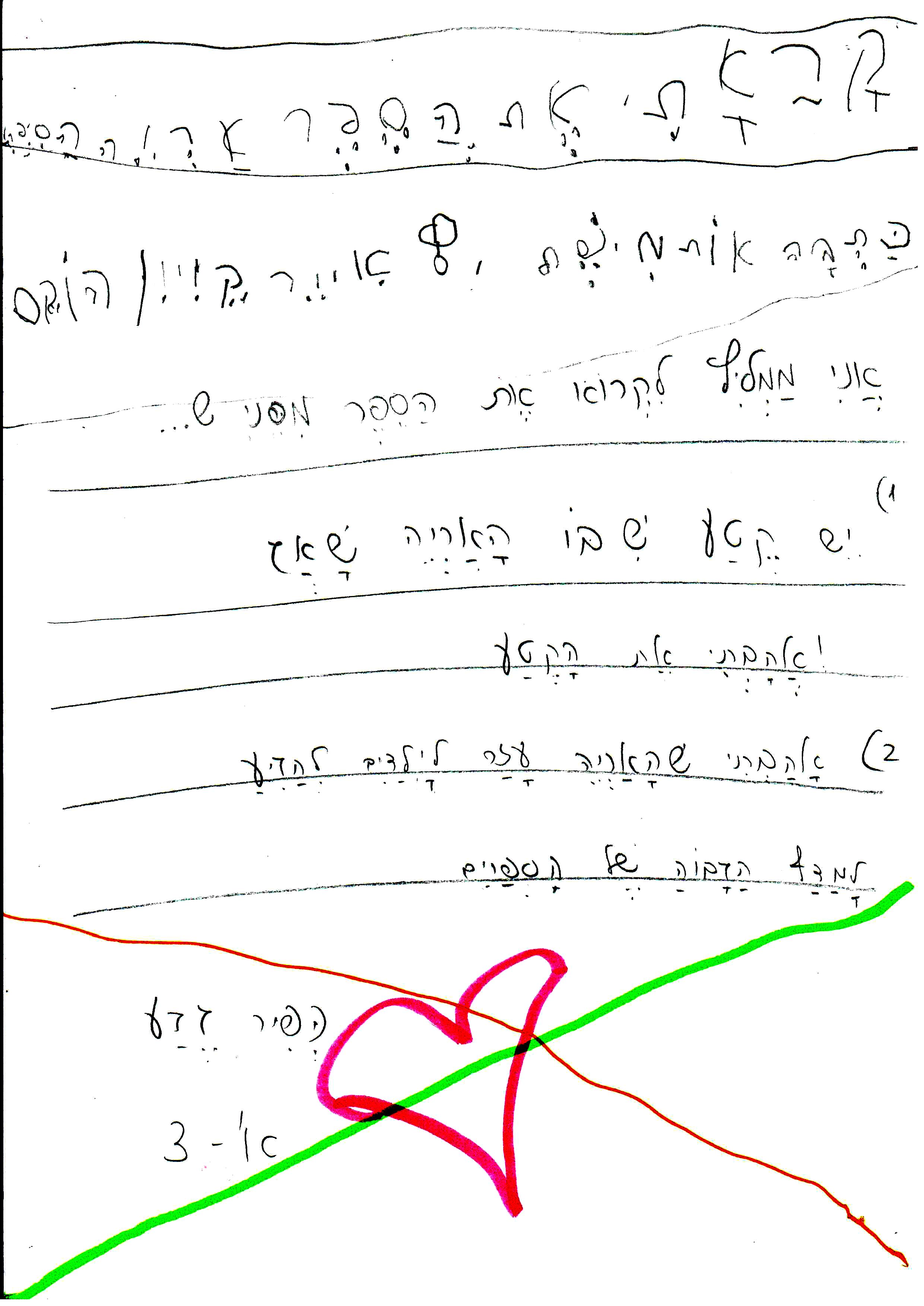 כתיבה של המלצה לספר, דו שייח וסוף אחר לסיפור אריה הספריה by אילן - Illustrated by כתבו וציירו תלמידי א
