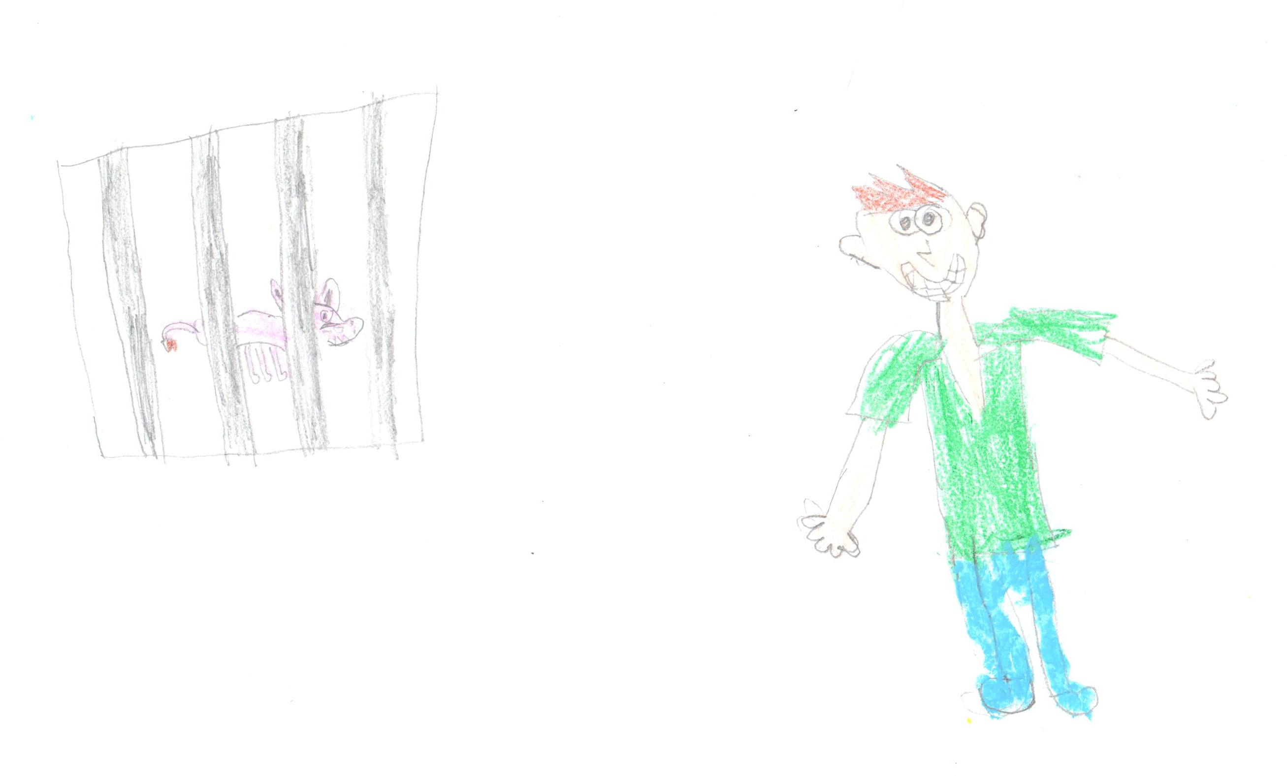 הכלב המיוחד by אילן  - Illustrated by כתבו וציירו תלמידי כיתה ג