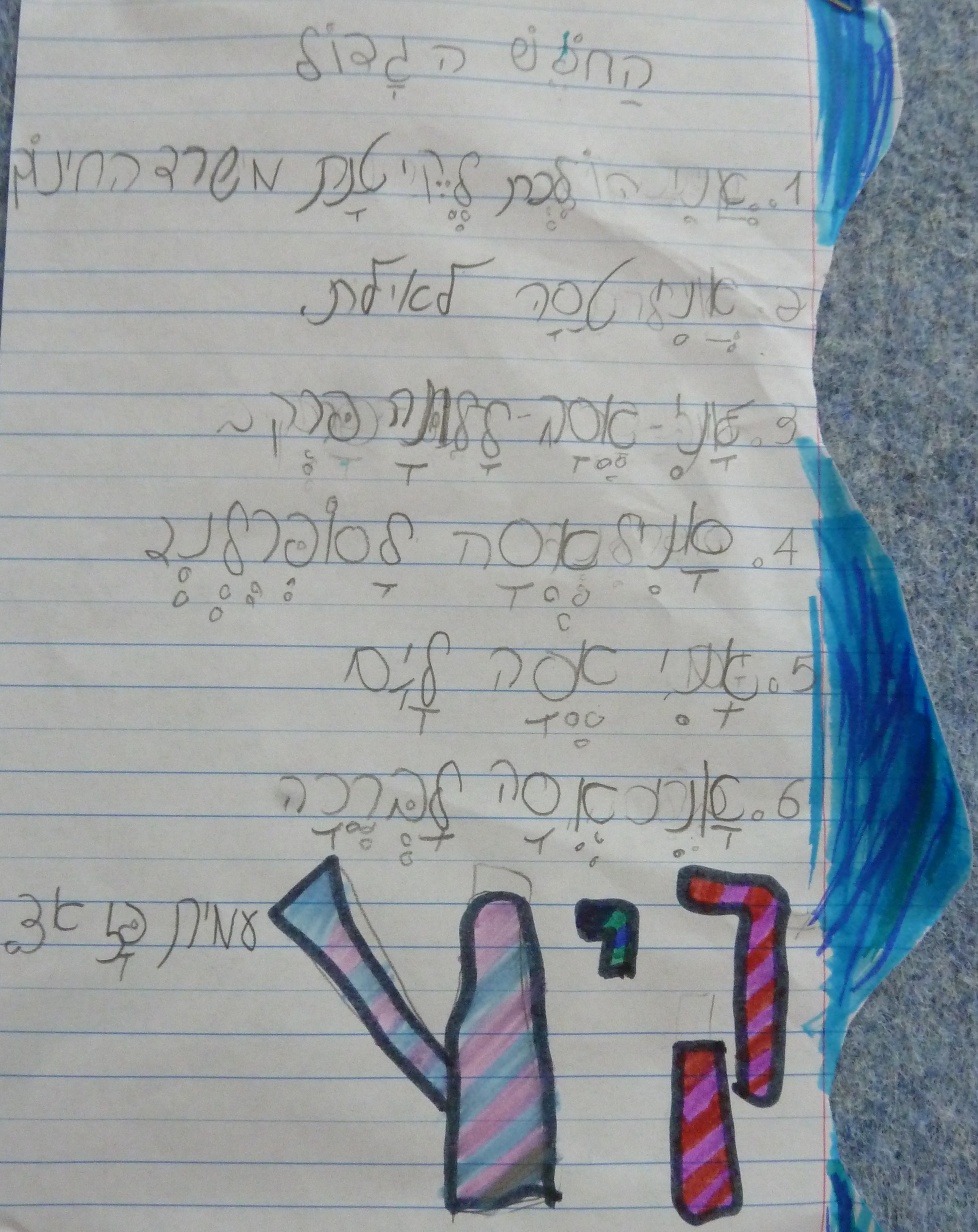 הכל אני יכול בחופש הגדול by אילן - Illustrated by כתבו וציירו תלמידי כיתה א