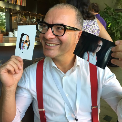 Tell Me How You Look – with Vivien Thierry and Geraldine Aresteanu, at Kinnernet Italia 2015 by Mel Rosenberg - מל רוזנברג - Illustrated by Thierry Vivien, portrait photos by Geraldine Atesteanu - Ourboox.com