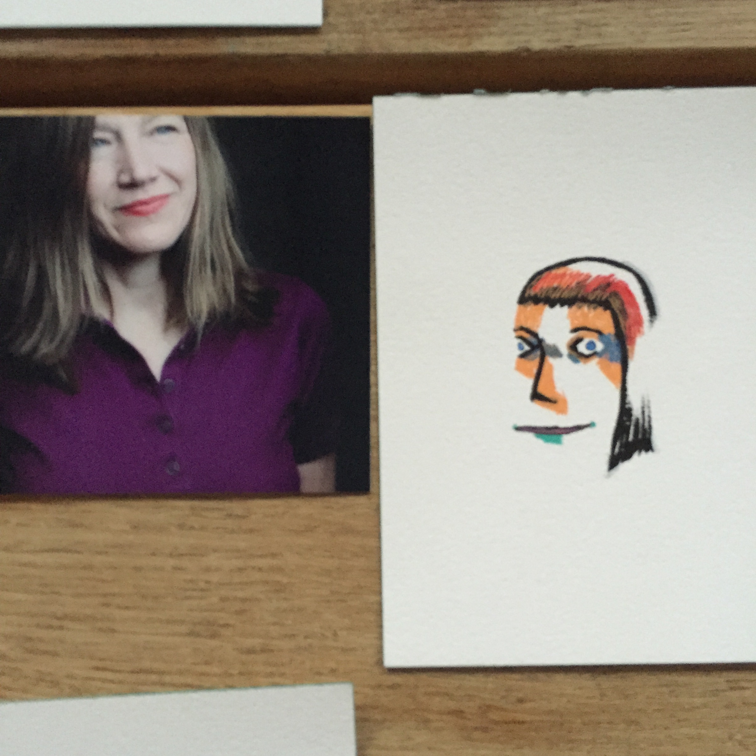 Tell Me How You Look – with Vivien Thierry and Geraldine Aresteanu, at Kinnernet Italia 2015 by Mel Rosenberg - מל רוזנברג - Illustrated by Thierry Vivien, portrait photos by Geraldine Atesteanu - Ourboox.com