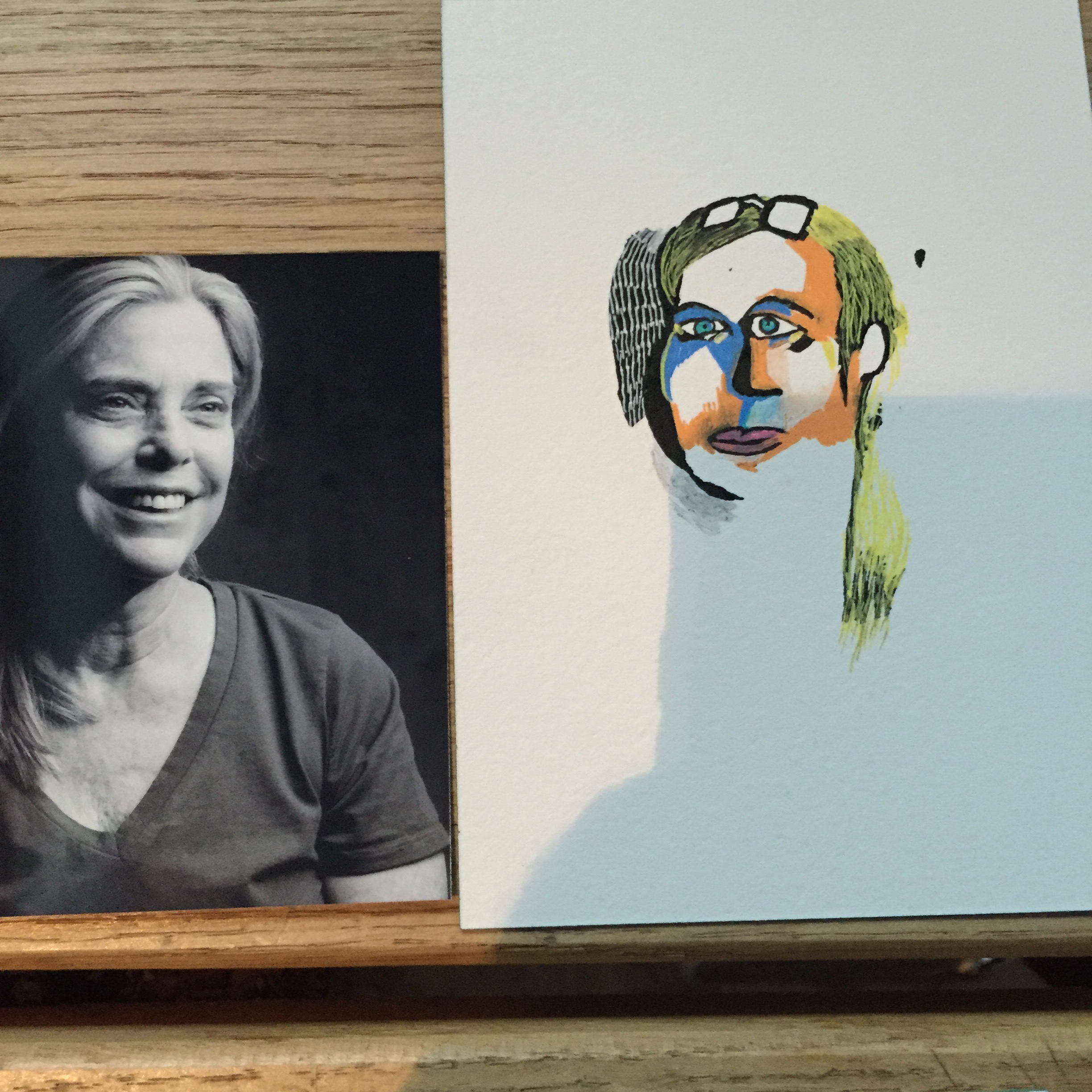 Tell Me How You Look – with Vivien Thierry and Geraldine Aresteanu, at Kinnernet Italia 2015 by Mel Rosenberg - מל רוזנברג - Illustrated by Thierry Vivien, portrait photos by Geraldine Atesteanu - Ourboox.com