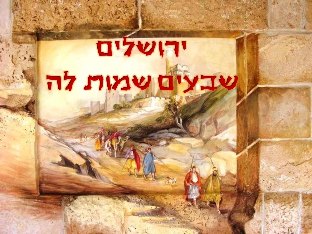 ירושלים 70 שמות לה by meitalalbo - Illustrated by מיטל אלבו - Ourboox.com