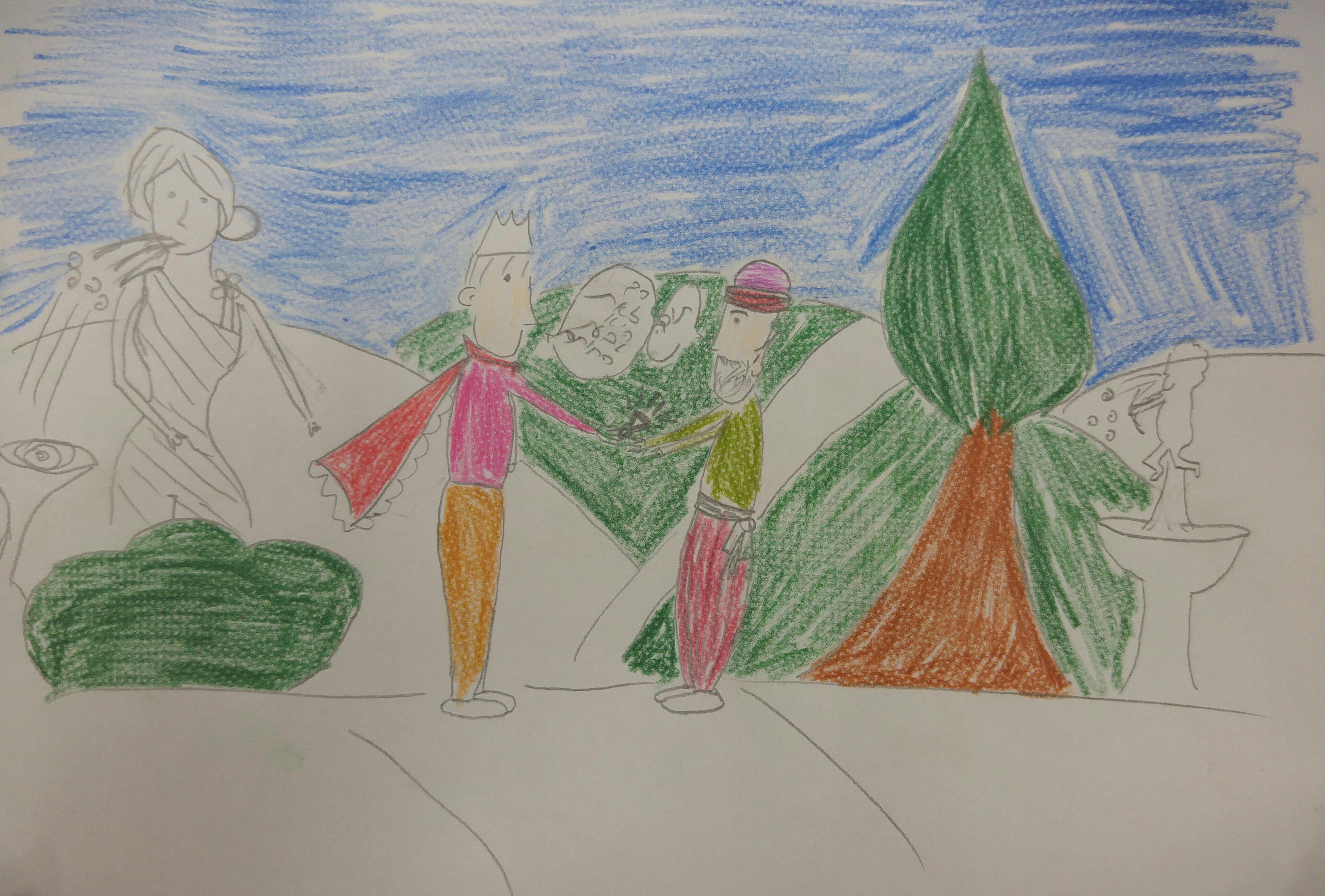 סיפורו של המן by naama - Illustrated by כתבו ואיירו מחזור ו