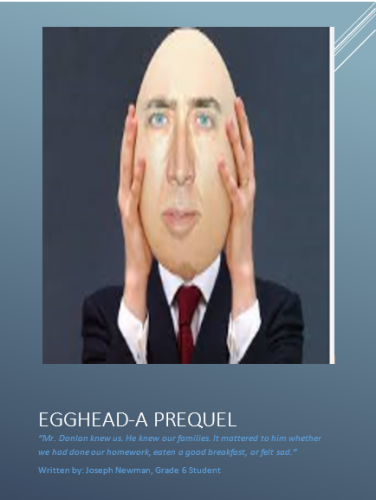 Egghead-a prequel by Joseph Newman - Ourboox.com