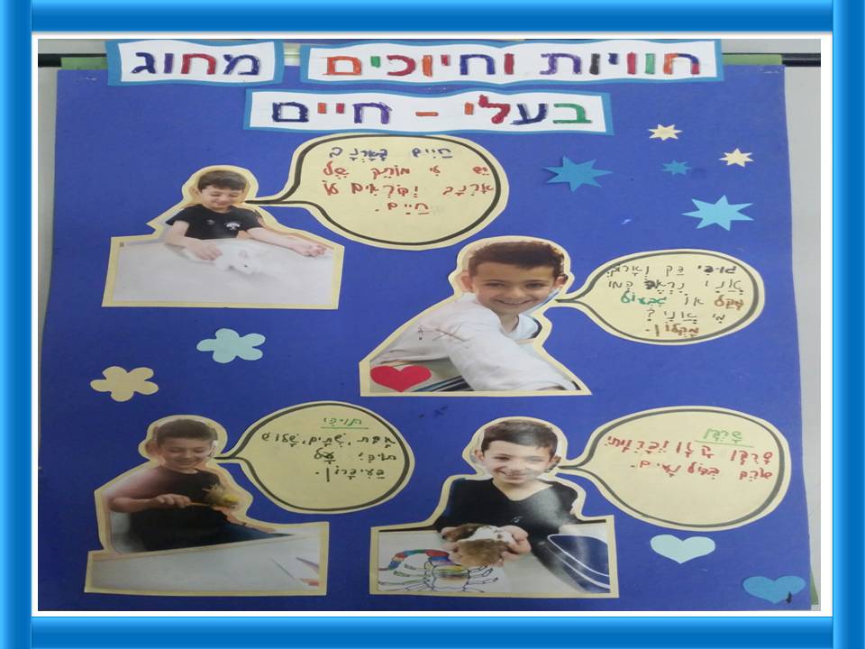 חוויות וחיוכים בחוג בעלי חיים כיתה ב’ 2 by yafitseadya - Illustrated by כתבו תלמידי כיתה ב