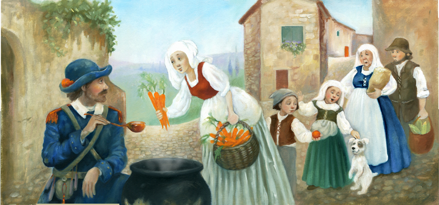 stone soup by lihi and romi - Illustrated by Lihi kachel and romi bar - Ourboox.com