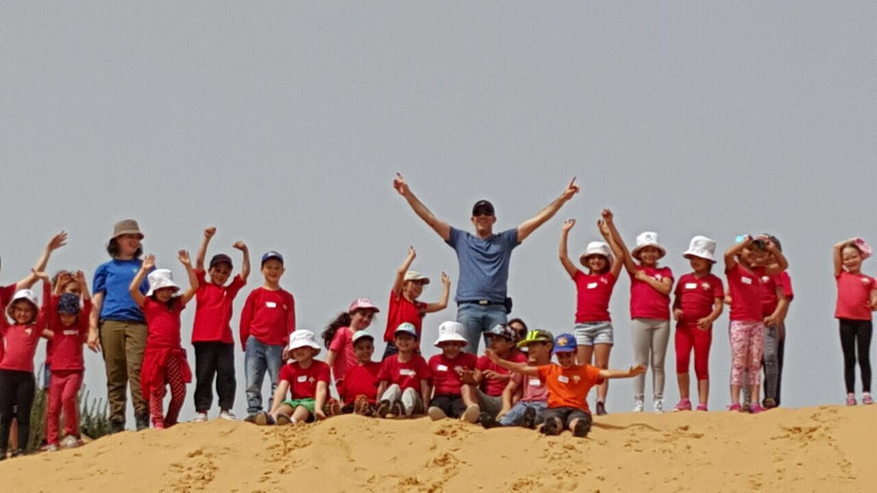 בית ספר שיזף בטיול שנתי בשמורת הטבע ניצנים by אילן  - Ourboox.com