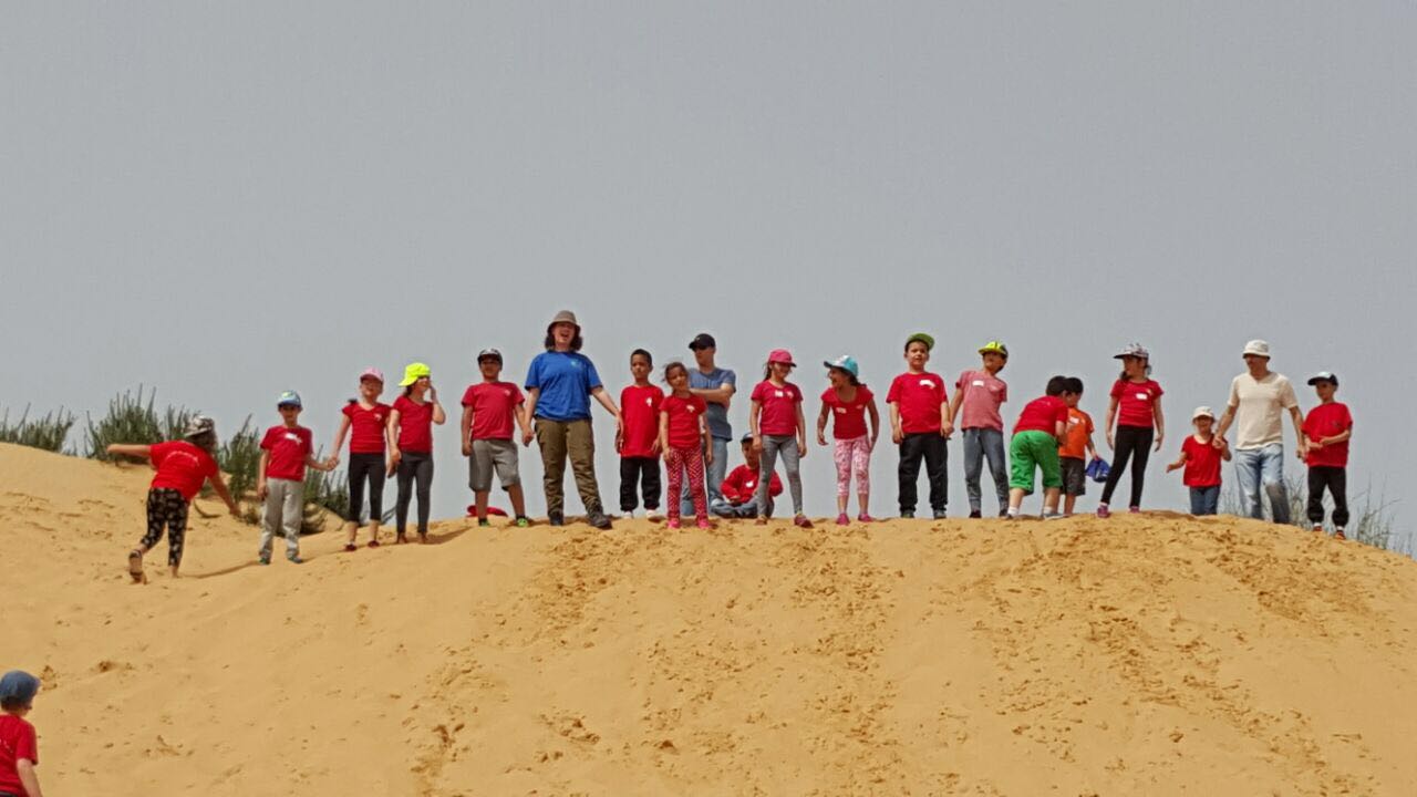 בית ספר שיזף בטיול שנתי בשמורת הטבע ניצנים by אילן  - Ourboox.com