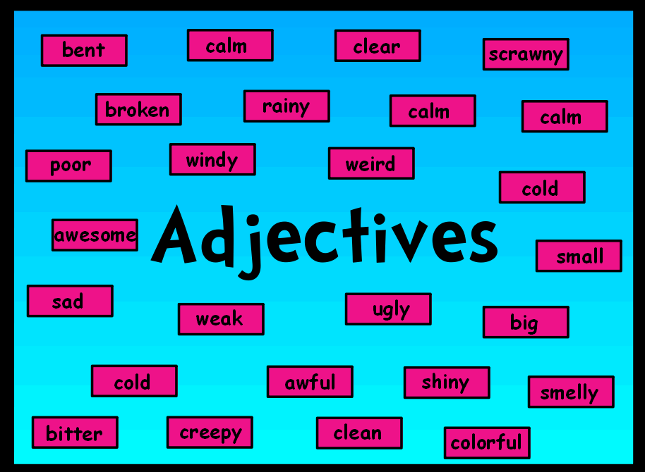 Adjectives World by hussein - Ourboox.com