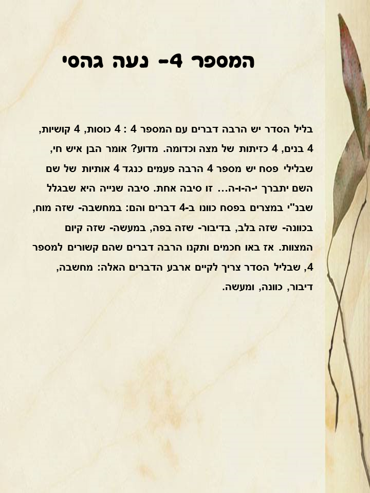 הגדה של פסח מאת מדעים ונוף ים ב by hani gabay - Illustrated by מדעים & נוף ים ב - Ourboox.com