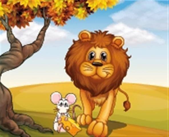 האריה והעכבר by שכבת ג