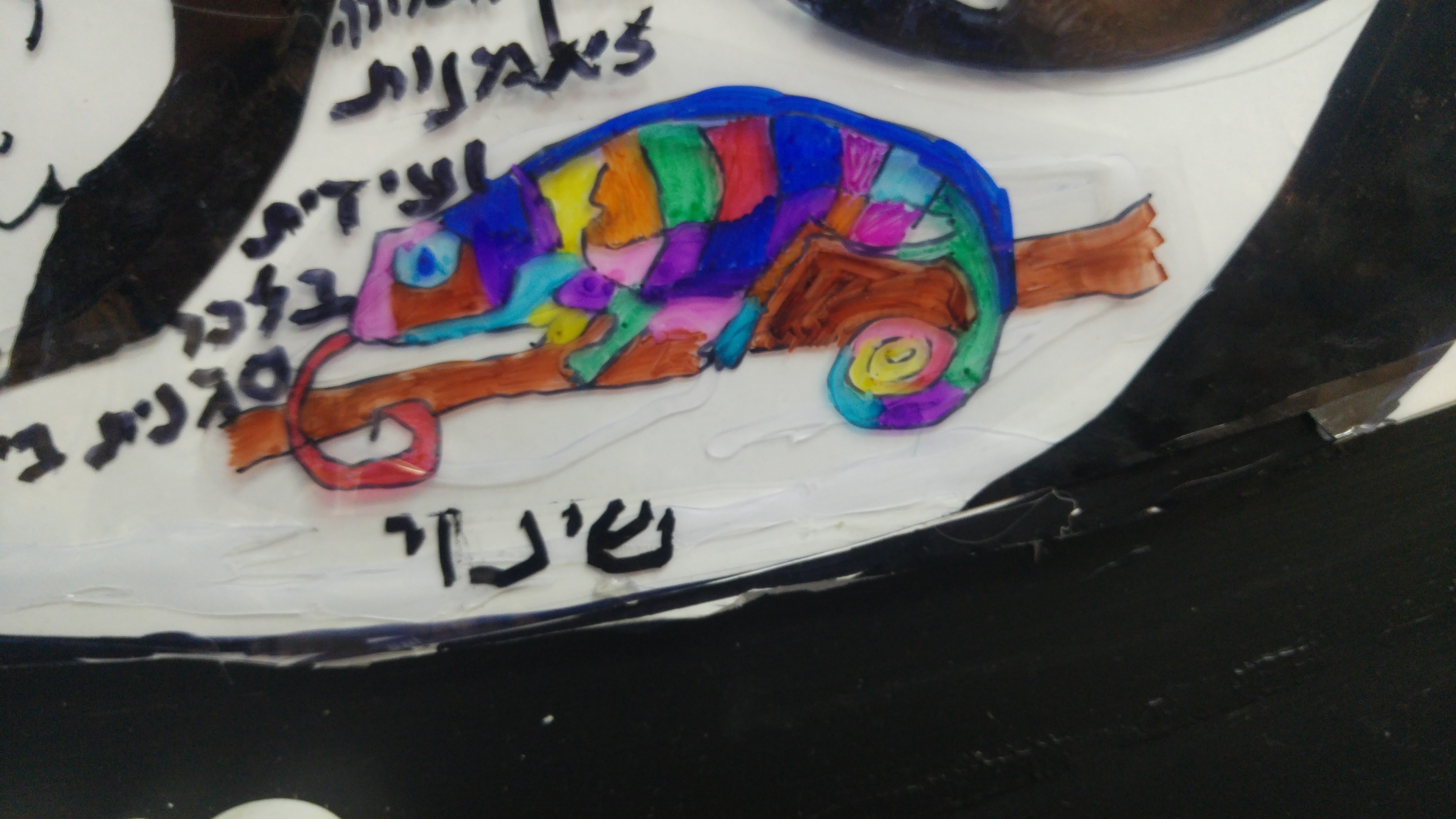 המנדלה by אילן  - Illustrated by ציירו תלמידי שכבת ה