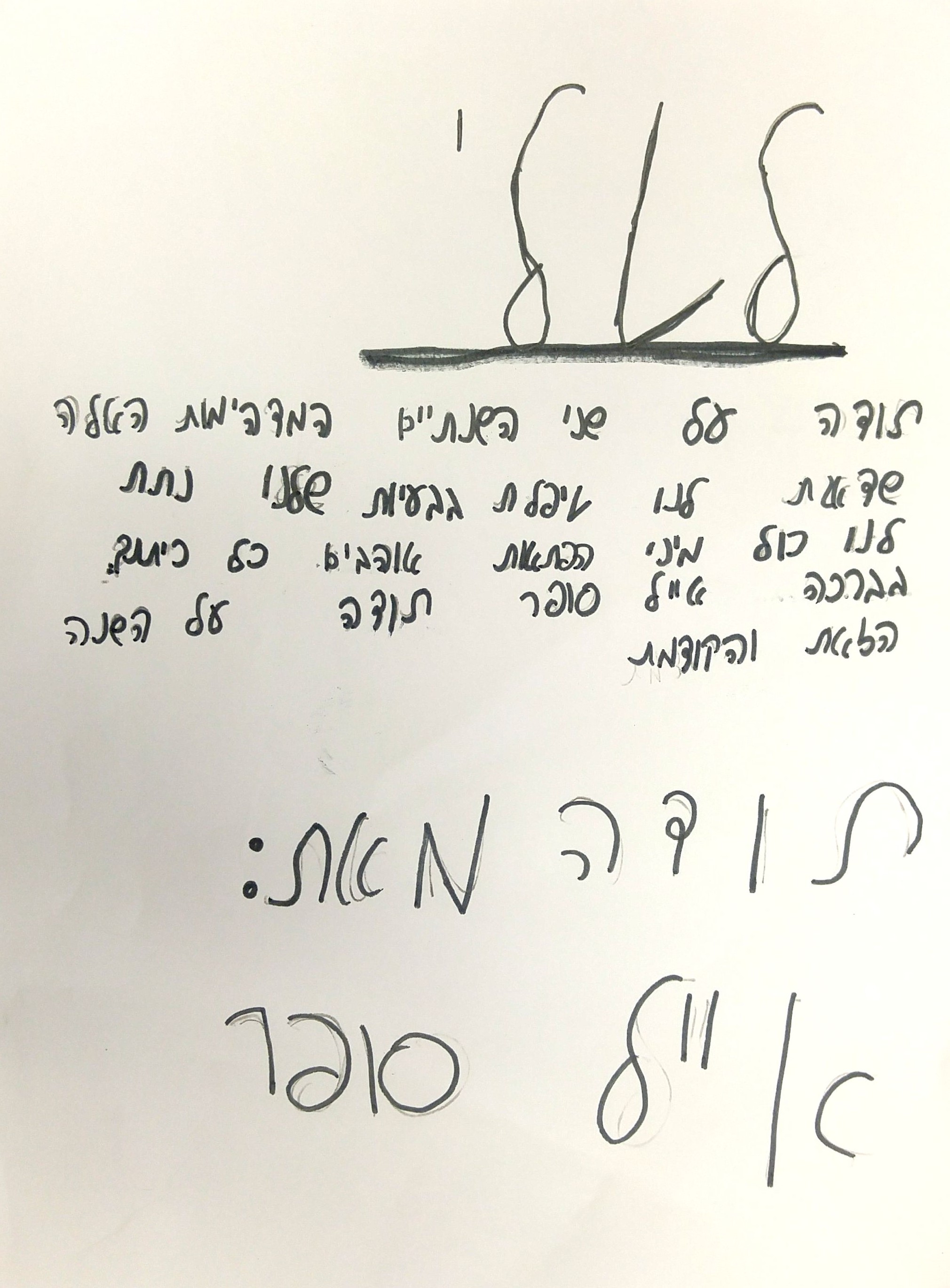 לטלי המורה האהובה שלנו by אילן  - Illustrated by כתבו וציירו תלמידי ד