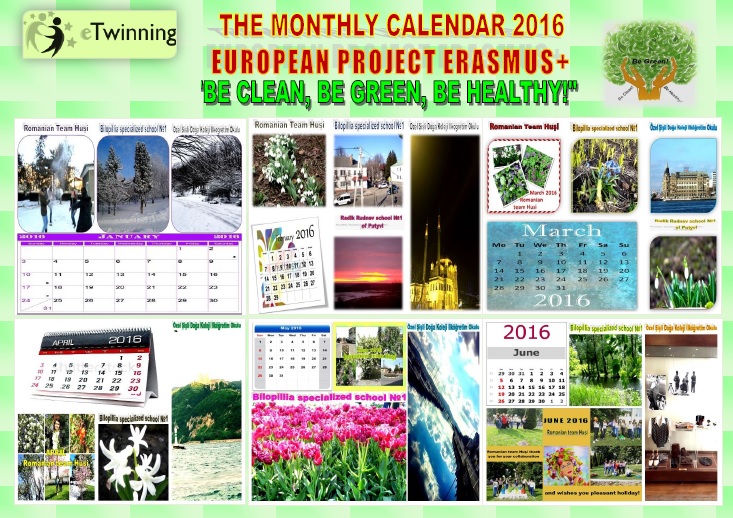 The Monthly Calendar with landscapes 2016-Romanian team Husi by Andrescu Mihaela - Ourboox.com