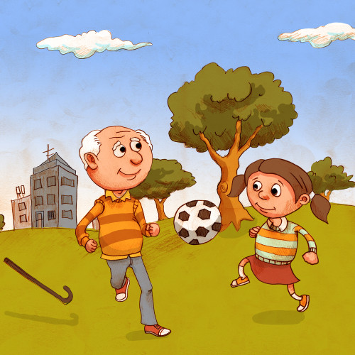 Mel’s Ten Tips: How to be a Hip Grandfather by Mel Rosenberg - מל רוזנברג - Illustrated by Cover by Etzion Goel (From 