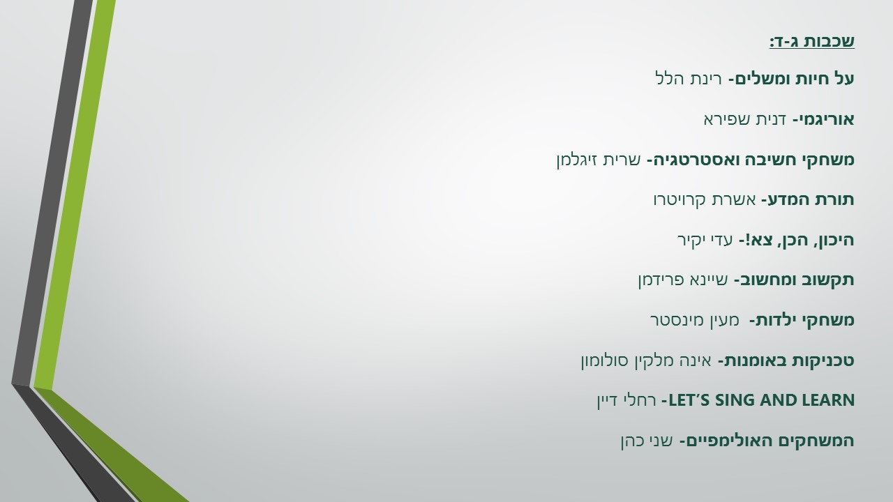 שיעורי בחירה תשע”ז by maayan - Illustrated by צוות בית חינוך תלמים - Ourboox.com