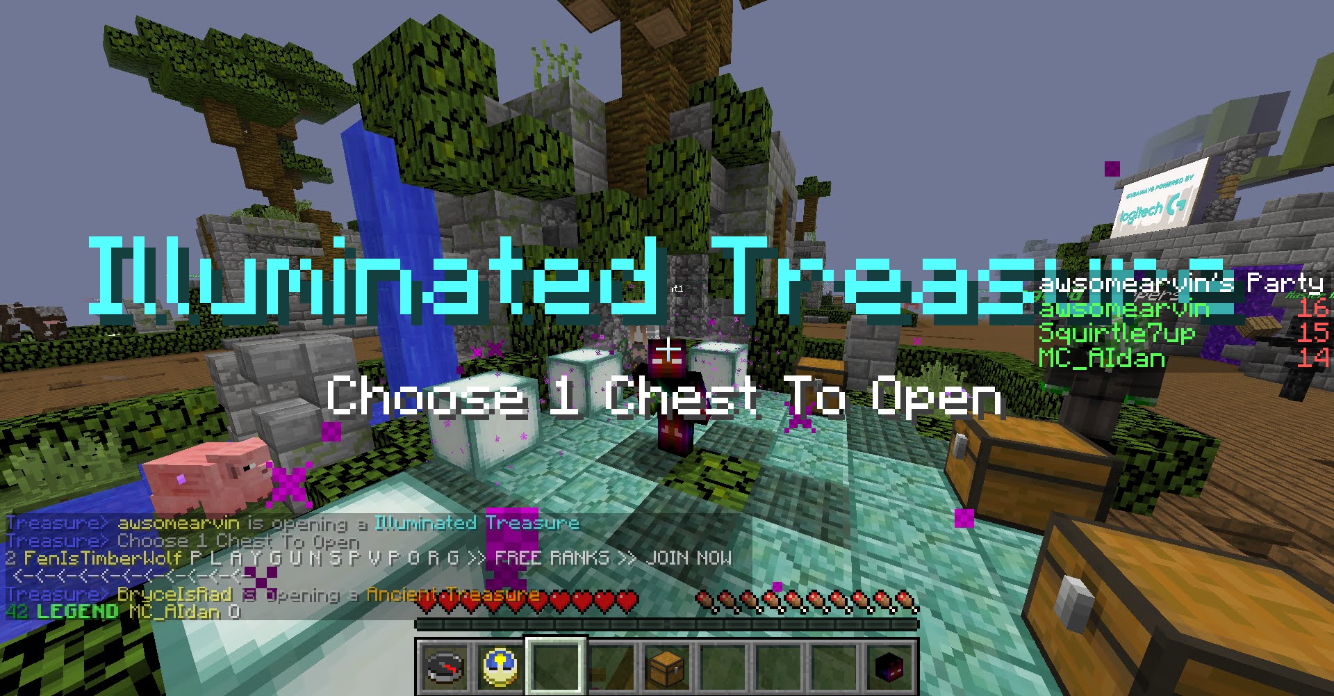 my first Illuminated Chest minecraft mineplex srever!! by amit glazer - Ourboox.com