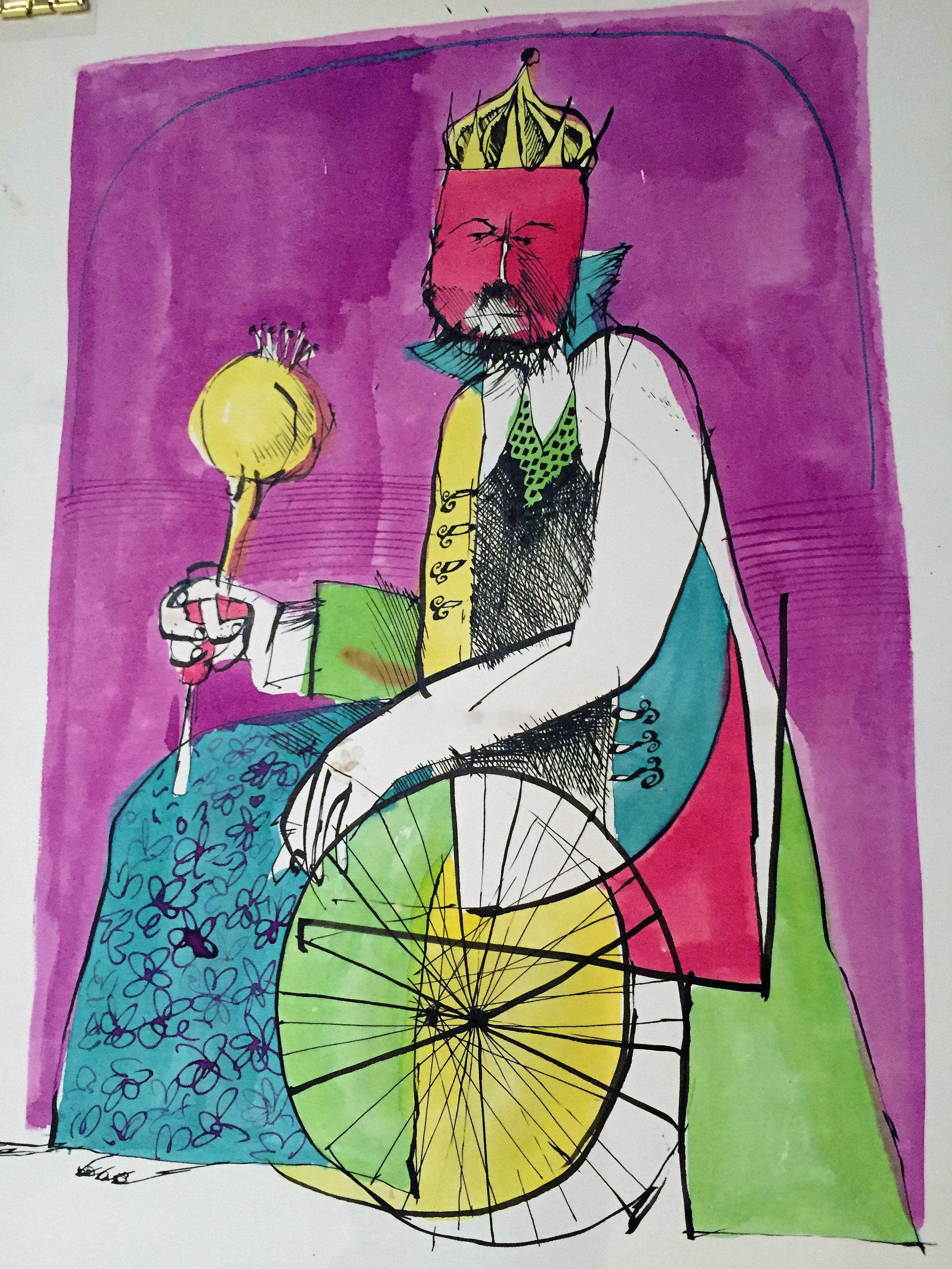 A Morning with Danny Kerman – at Shenkar College and the Herzliya Museum by Mel Rosenberg - מל רוזנברג - Illustrated by Danny Kerman  - Ourboox.com