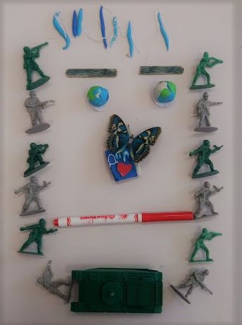 חיים הרצוג בהשראת האומן חנוך פיבן by אופירה נחום - Illustrated by תוצר קבוצתי של תלמידי רחוב חיים הרצוג - Ourboox.com