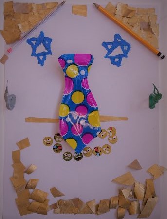 חיים הרצוג בהשראת האומן חנוך פיבן by אופירה נחום - Illustrated by תוצר קבוצתי של תלמידי רחוב חיים הרצוג - Ourboox.com