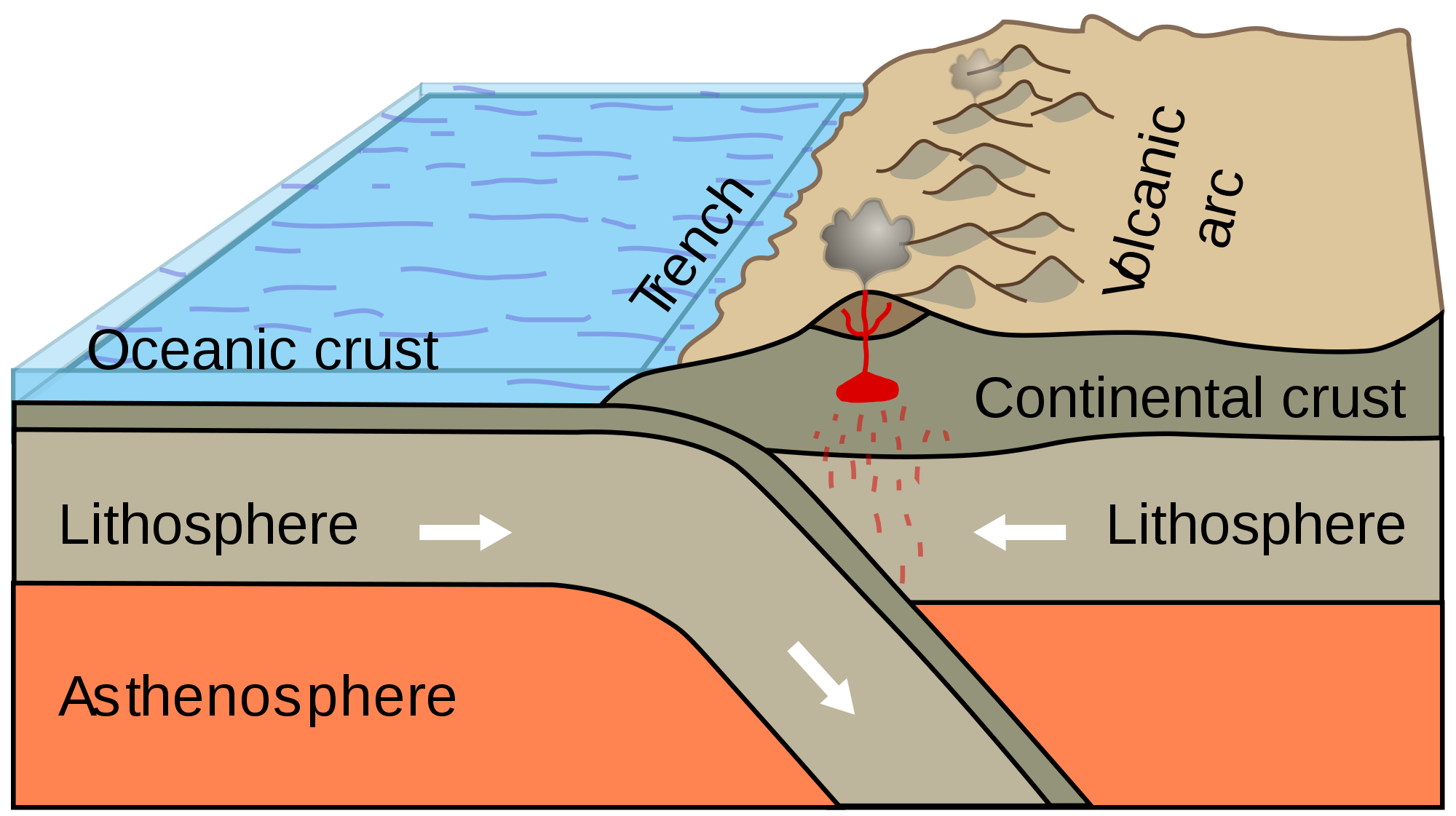 plate boundaries