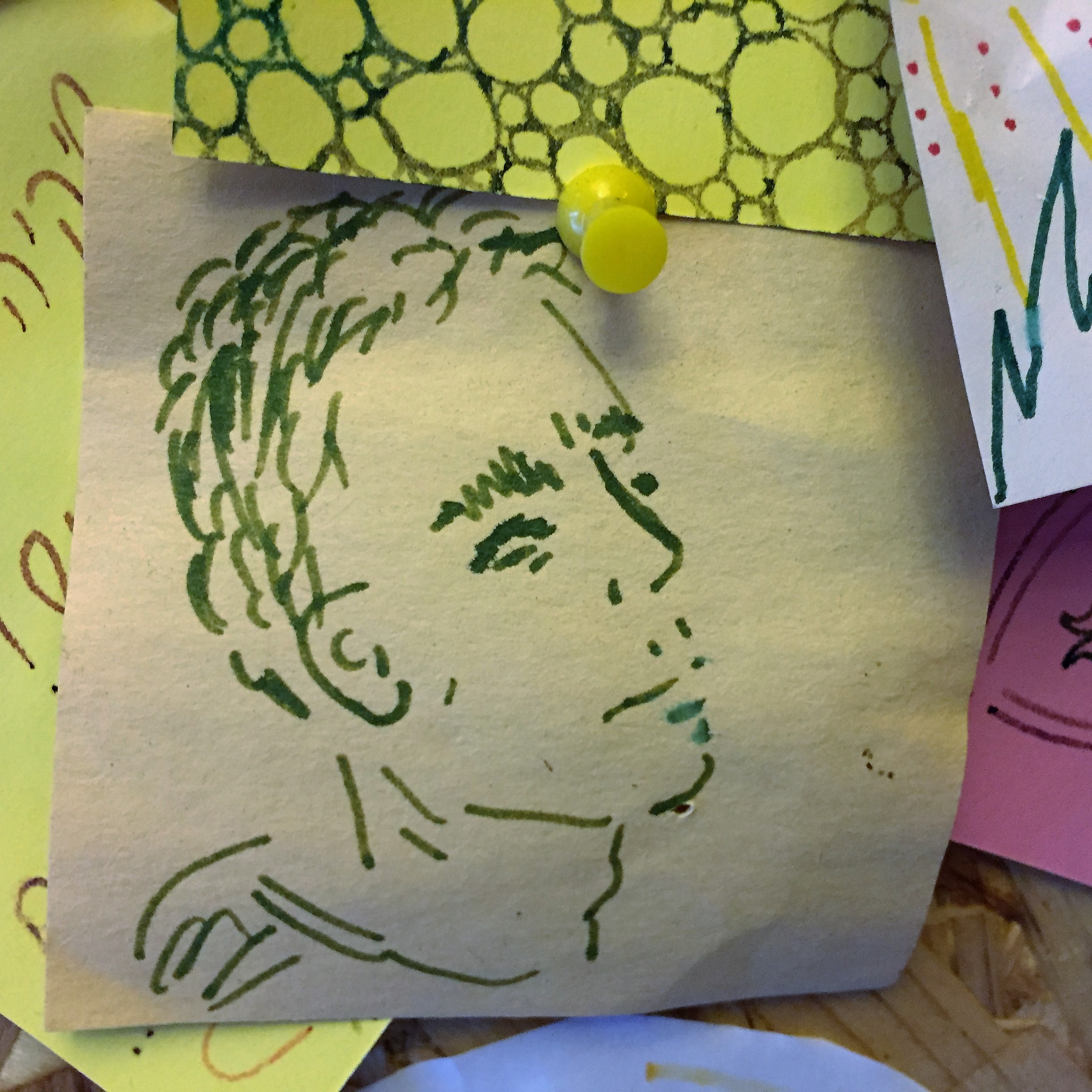 The Coffee Shop on Ahad Haam 51 – Customer Sketches by Mel Rosenberg - מל רוזנברג - Illustrated by Lotsa Customers - Ourboox.com