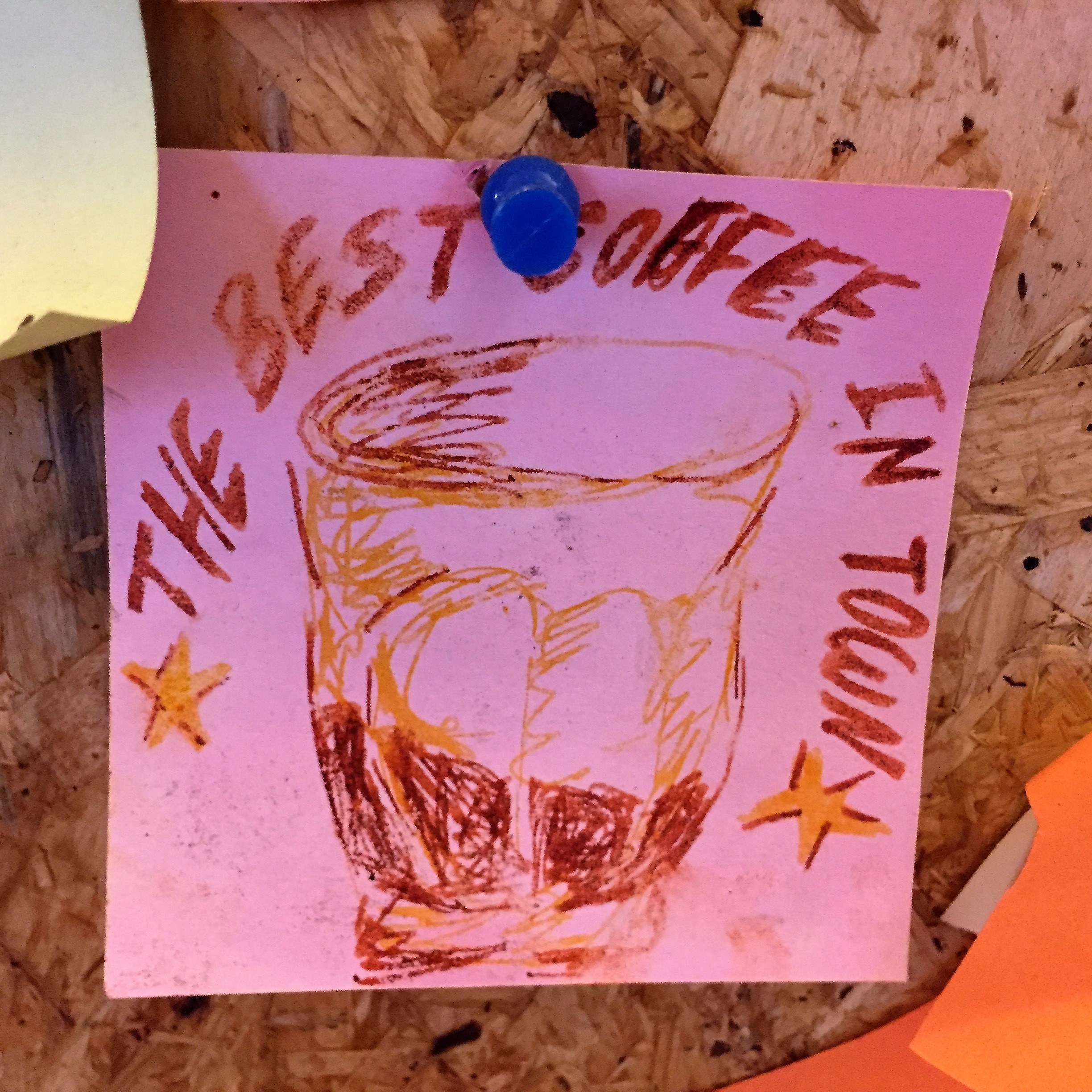 The Coffee Shop on Ahad Haam 51 – Customer Sketches by Mel Rosenberg - מל רוזנברג - Illustrated by Lotsa Customers - Ourboox.com