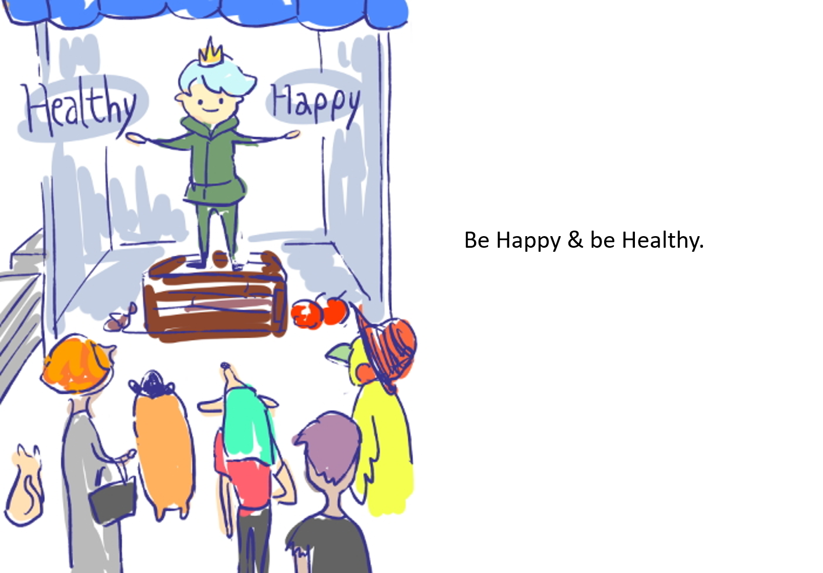 The Prince With The Banana Smile by Galorian - Illustrated by Allison Lee - Ourboox.com