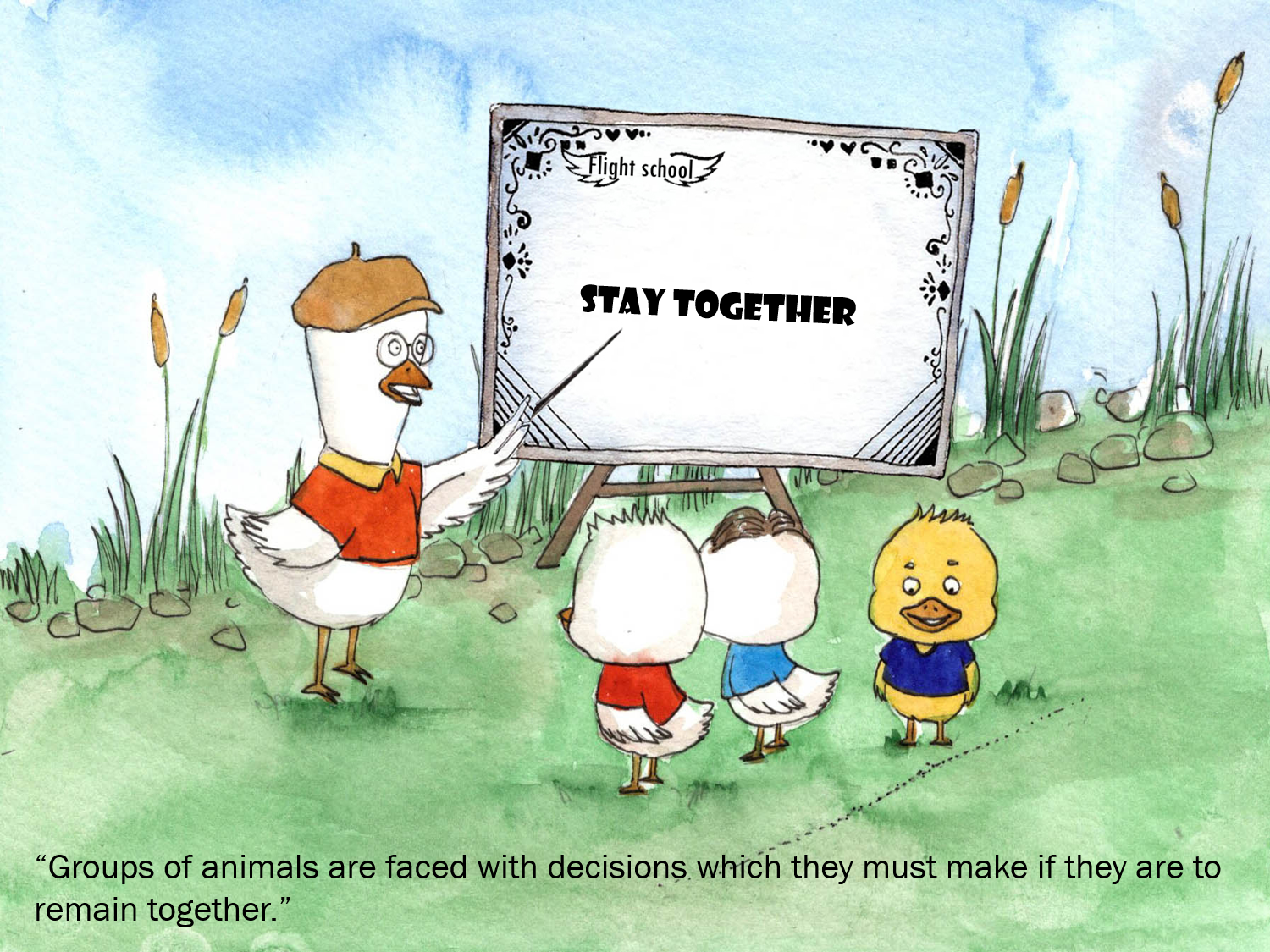 A flight guide-for little yellow ducks by Galorian  - Illustrated by Zhang Tinghui - Ourboox.com