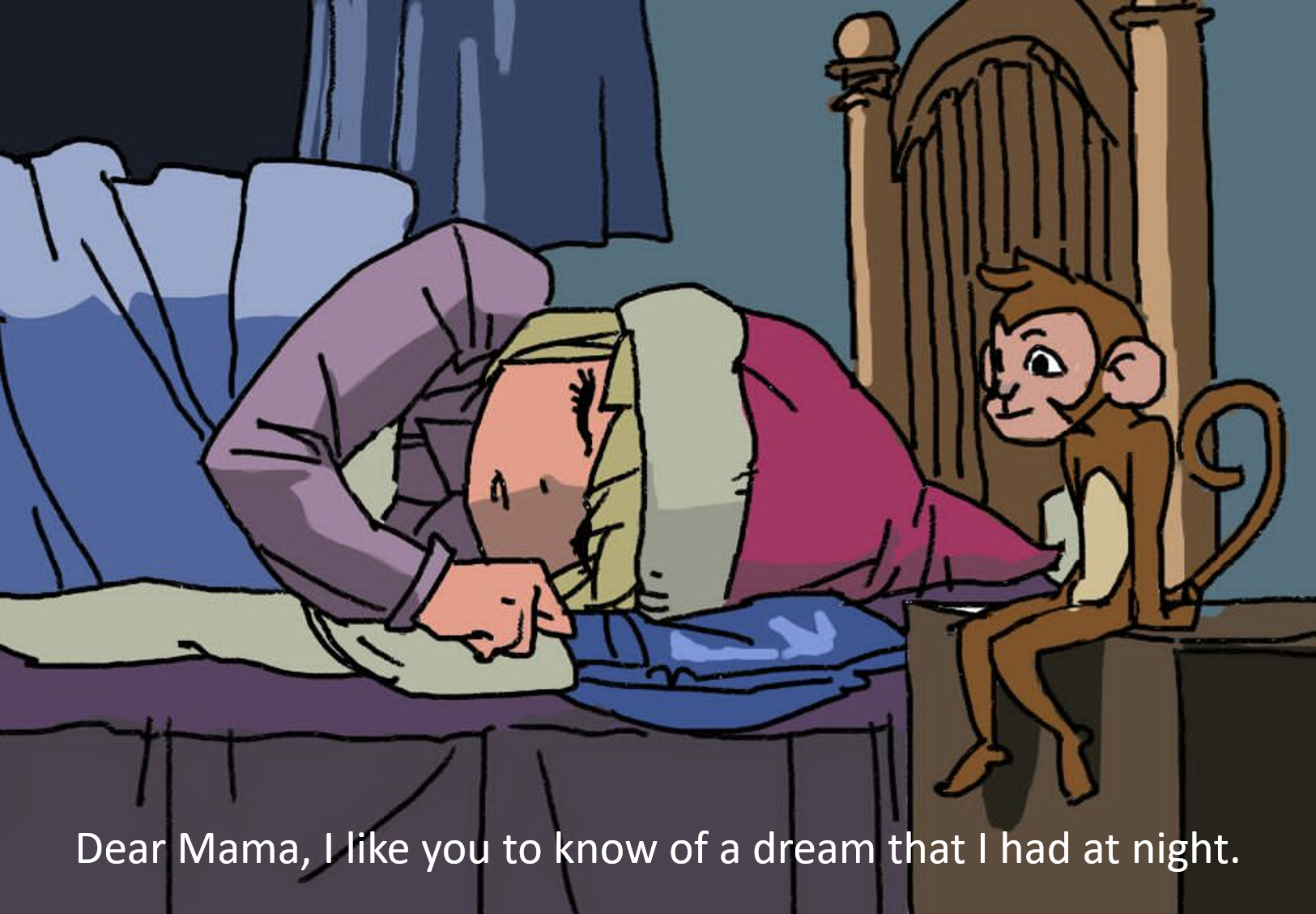 MY DREAM OF THE GALACTIC MONKEY by Galorian  - Illustrated by Tang Ze - Ourboox.com