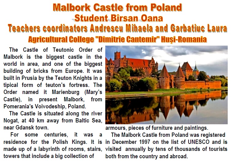 7 WONDERS OF YOUR COUNTRY The Agricultural College ”Dimitrie Cantemir” HUSI – ROMANIA Teachers coordinators Andrescu Mihaela and Garbatiuc Laura by Andrescu Mihaela - Ourboox.com