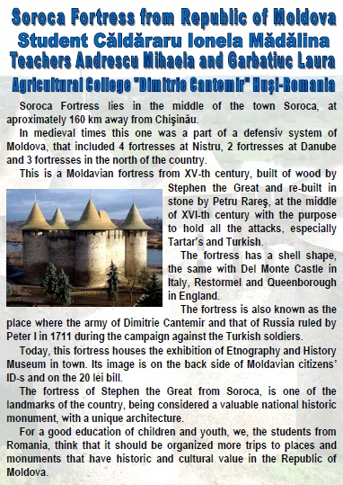 7 WONDERS OF YOUR COUNTRY The Agricultural College ”Dimitrie Cantemir” HUSI – ROMANIA Teachers coordinators Andrescu Mihaela and Garbatiuc Laura by Andrescu Mihaela - Ourboox.com