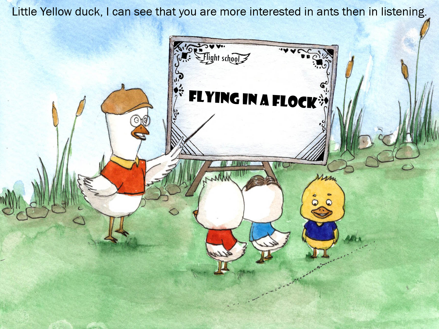 A flight guide-for little yellow ducks by Galorian  - Illustrated by Zhang Tinghui - Ourboox.com