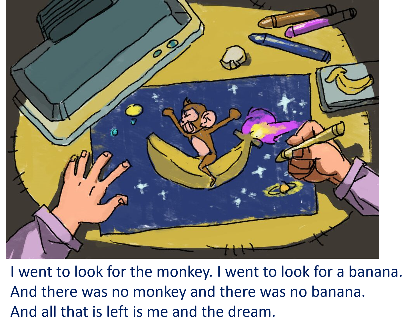 MY DREAM OF THE GALACTIC MONKEY by Galorian  - Illustrated by Tang Ze - Ourboox.com