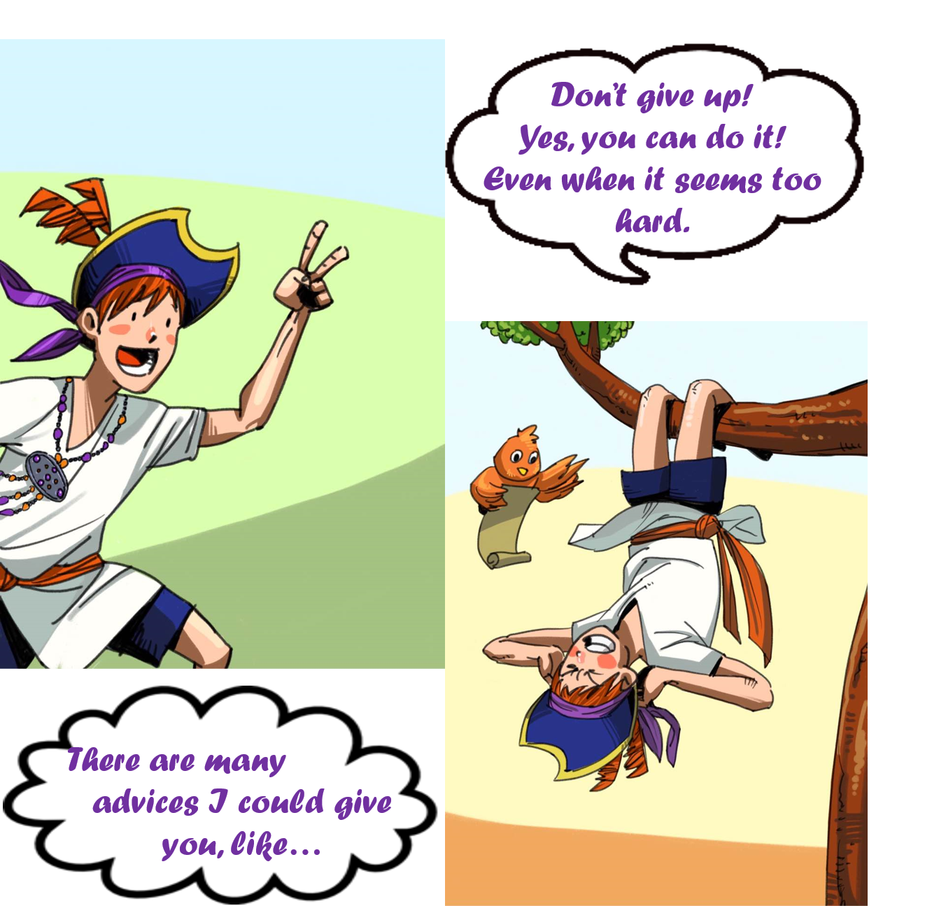 An Advice For The Young Me by Galorian  - Illustrated by Tang Ze - Ourboox.com