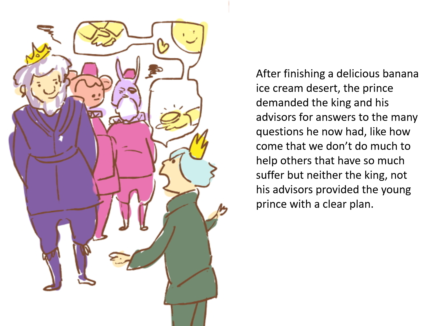 The Prince With The Banana Smile by Galorian - Illustrated by Allison Lee - Ourboox.com