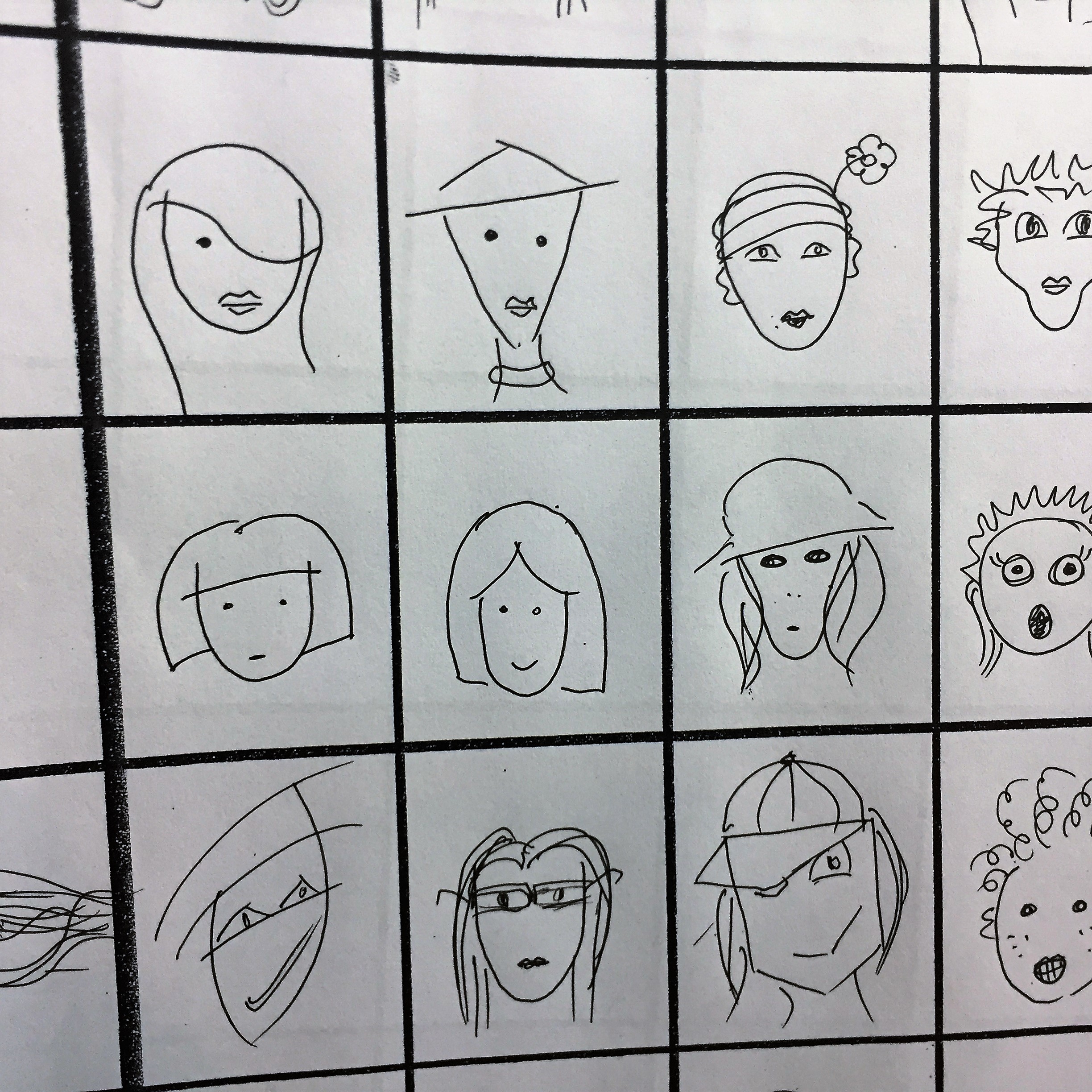 Drawing Faces with Danny Kerman at Shenkar College Department of Industrial Design by Mel Rosenberg - מל רוזנברג - Illustrated by Danny Kerman and the students of Shenkar College - Ourboox.com