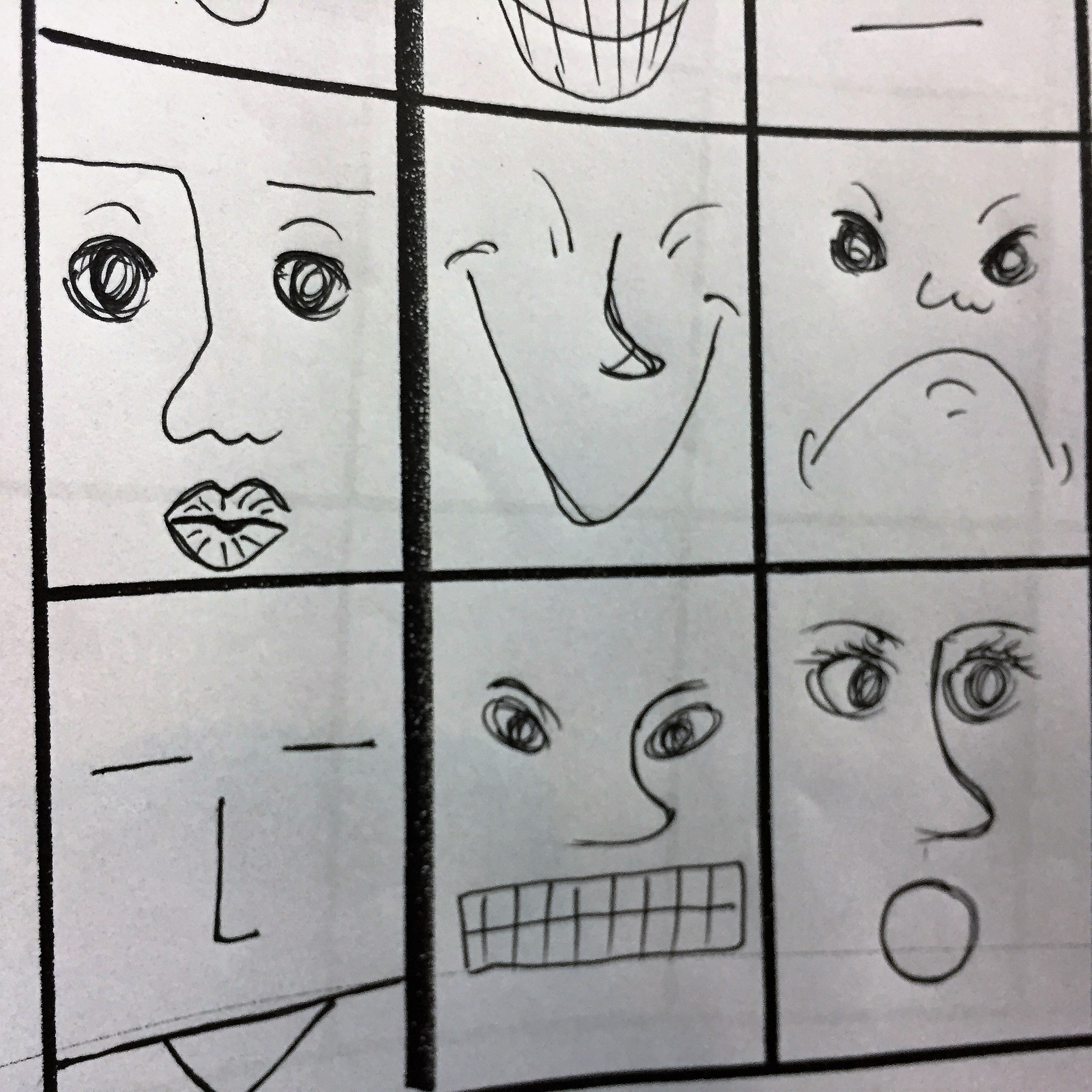 Drawing Faces with Danny Kerman at Shenkar College Department of Industrial Design by Mel Rosenberg - מל רוזנברג - Illustrated by Danny Kerman and the students of Shenkar College - Ourboox.com