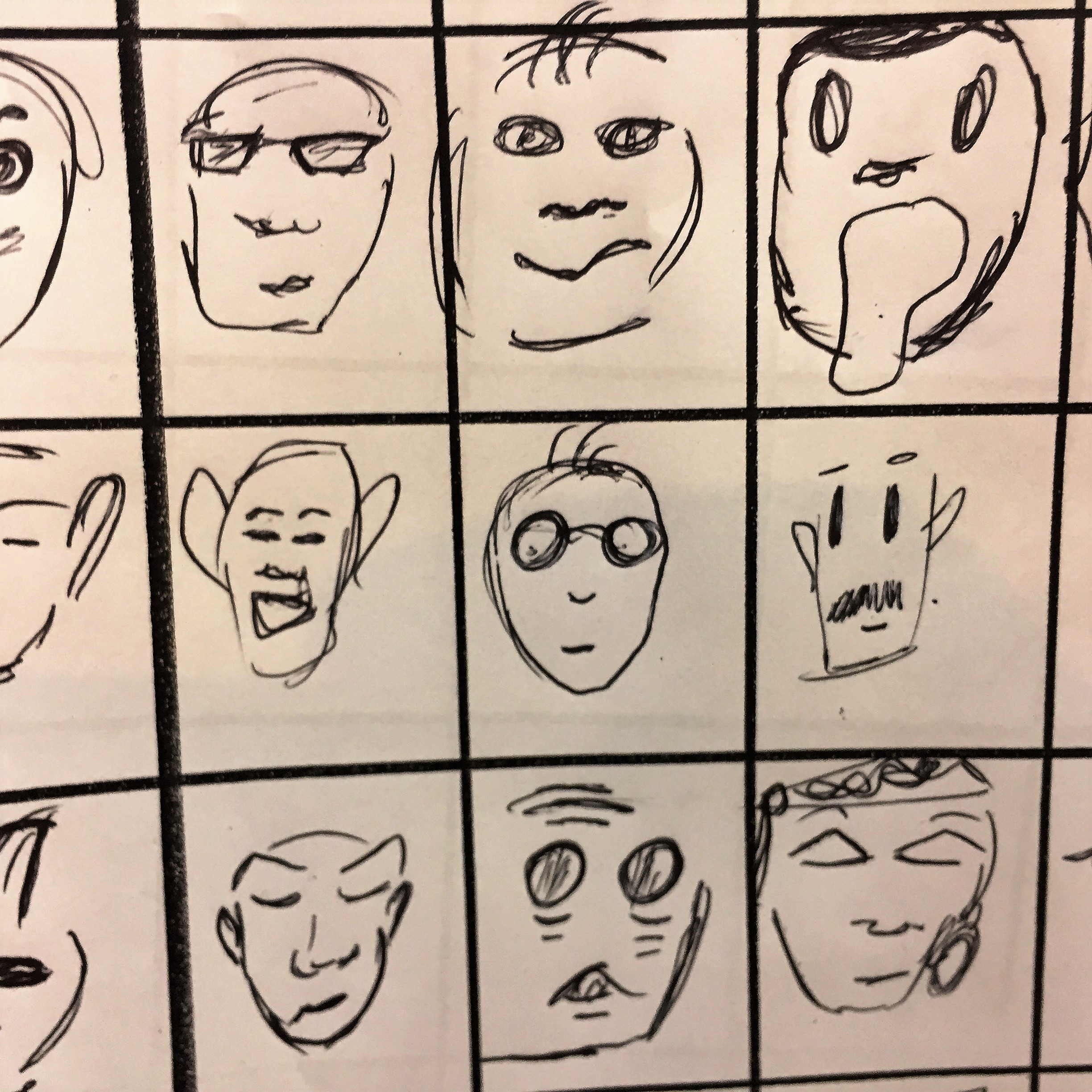 Drawing Faces with Danny Kerman at Shenkar College Department of Industrial Design by Mel Rosenberg - מל רוזנברג - Illustrated by Danny Kerman and the students of Shenkar College - Ourboox.com