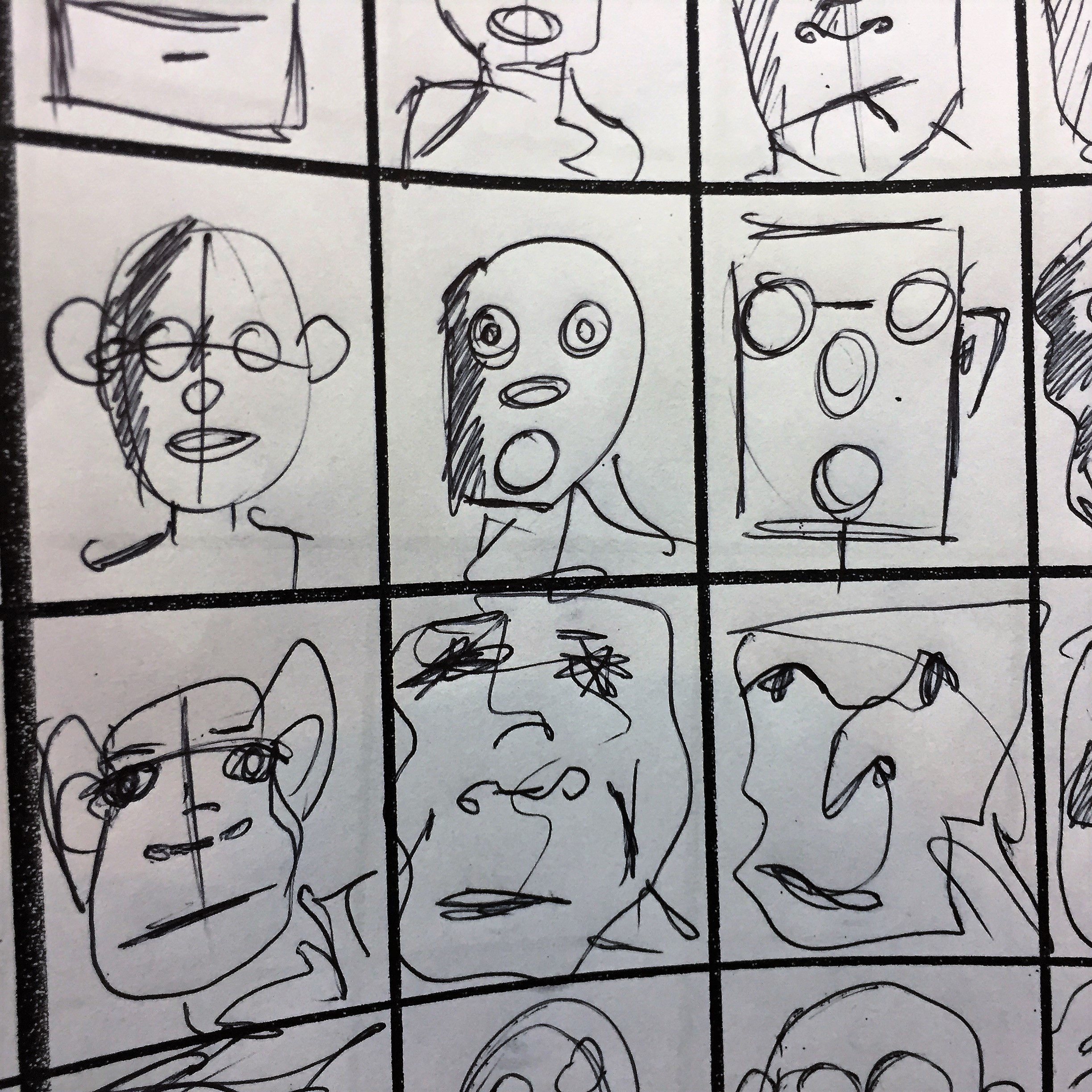 Drawing Faces with Danny Kerman at Shenkar College Department of Industrial Design by Mel Rosenberg - מל רוזנברג - Illustrated by Danny Kerman and the students of Shenkar College - Ourboox.com