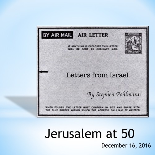 # 300 – Jerusalem at 50 by Stephen Pohlmann - Illustrated by Stephen Pohlmann - Ourboox.com
