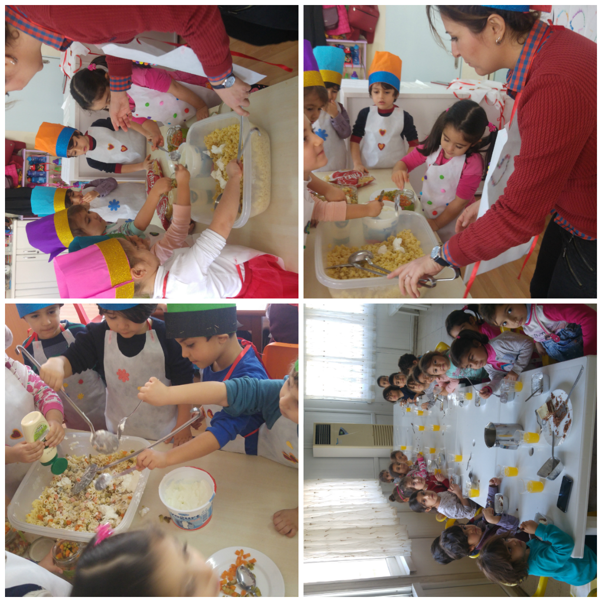 THE LITTLE CHEFS ARE MAKING PASTA SALAD by Çiğdem Albayrak - Ourboox.com
